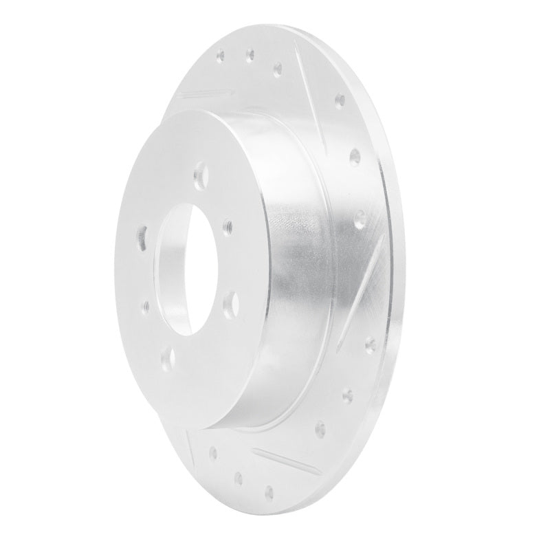 DFC 91-94 Nissan NX Rear Right Drilled & Slotted Silver Brake Rotor