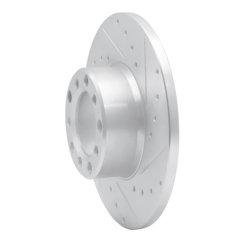 DFC 68-76 Mercedes-Benz 250C Front Right Drilled & Slotted Silver Brake Rotor