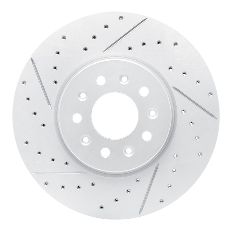 R1 16-21 Buick Lacrosse Front Left Drilled & Slotted Geo-Carbon Rotor