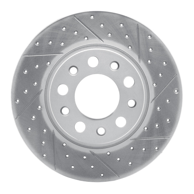 R1 15-26 Alfa Romeo Tonale Rear Right Drilled & Slotted Geo-Carbon Rotor