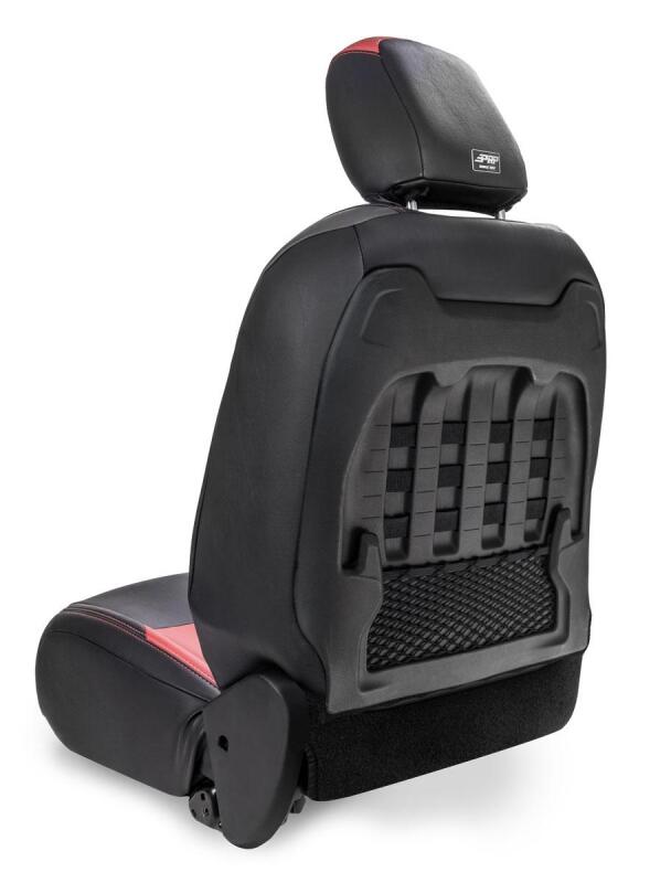 PRP 2018+ Jeep Wrangler JLU/4 Door/ Jeep Gladiator JT/ Rubicon Front Seat Covers (Pair) - All Black