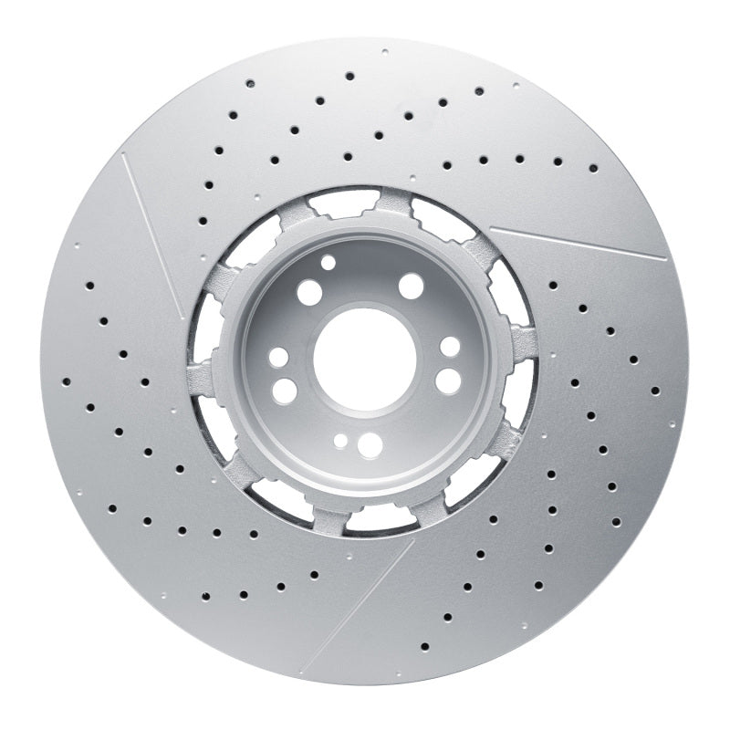 R1 21-25 Mercedes-Benz Gls63 Amg Front Drilled & Slotted Geo-Carbon Series Rotor