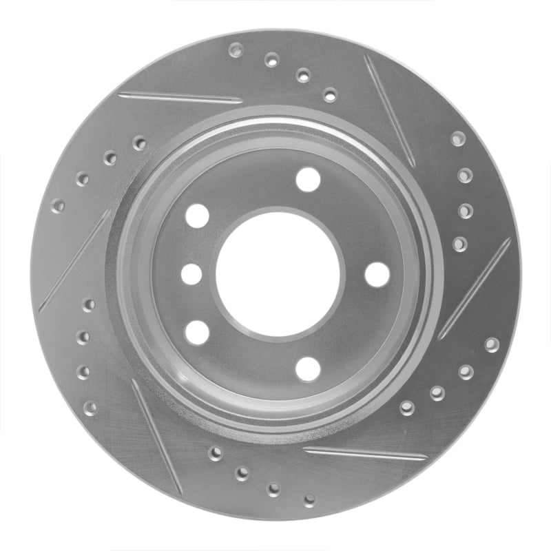 DFC 96-05 BMW 323i Rear Left Drilled & Slotted Silver Brake Rotor