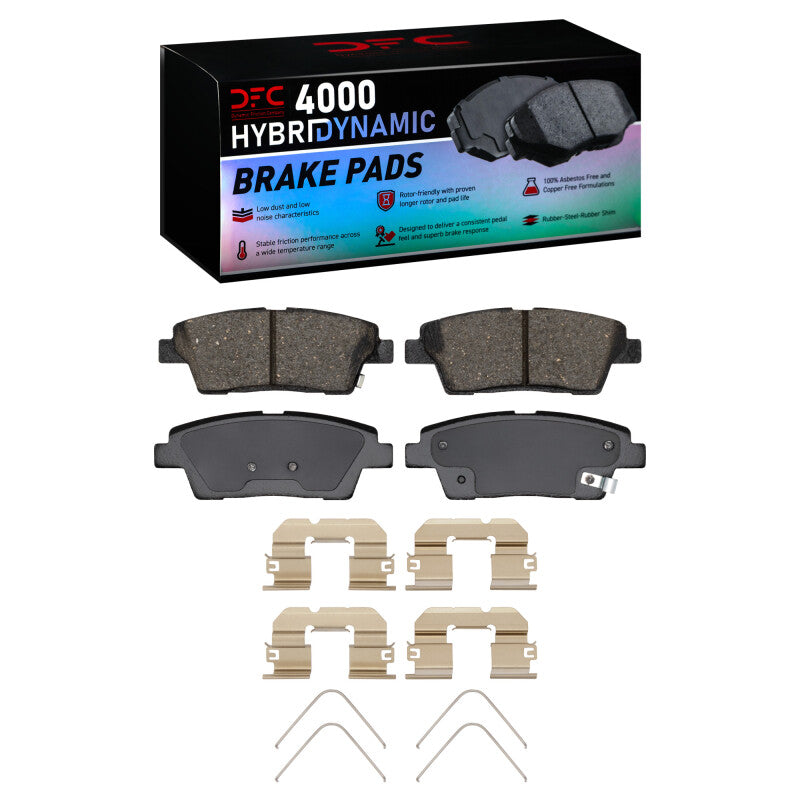 DFC 18-20 Genesis G80 Rear 4000 HybriDynamic Brake Pads and Hardware Kit