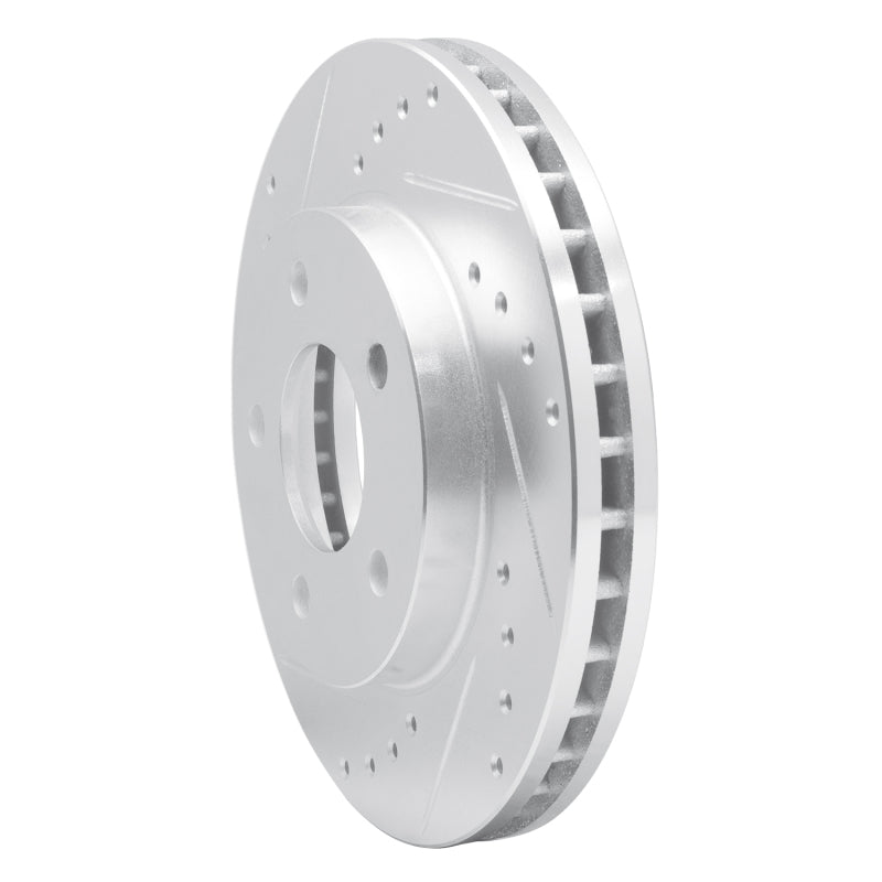 DFC 01-07 Buick Rendezvous Front Left Drilled & Slotted Silver Brake Rotor