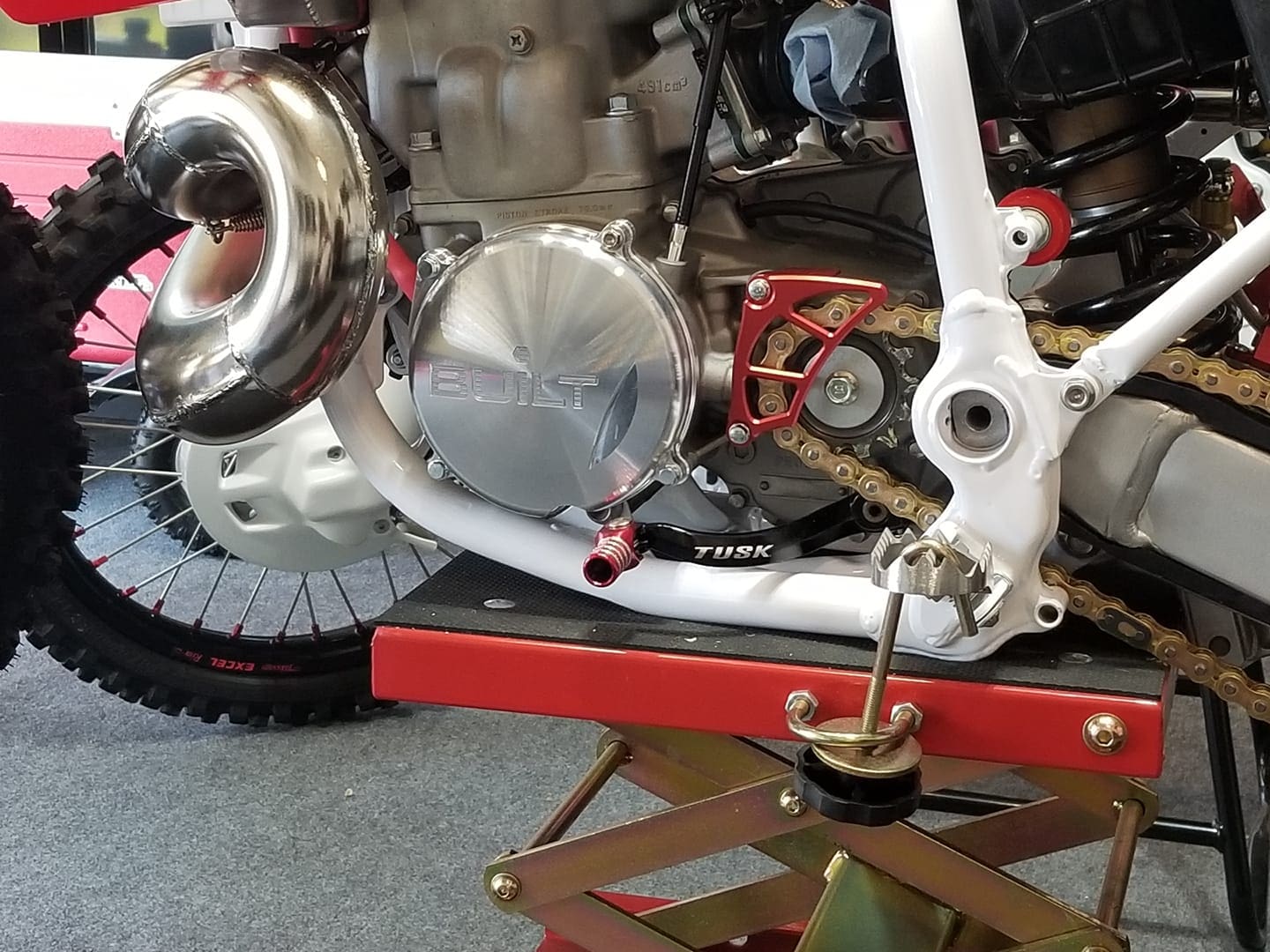’85-’01 CR500 “Petite” Billet Case Saver/Sprocket Guards image 1