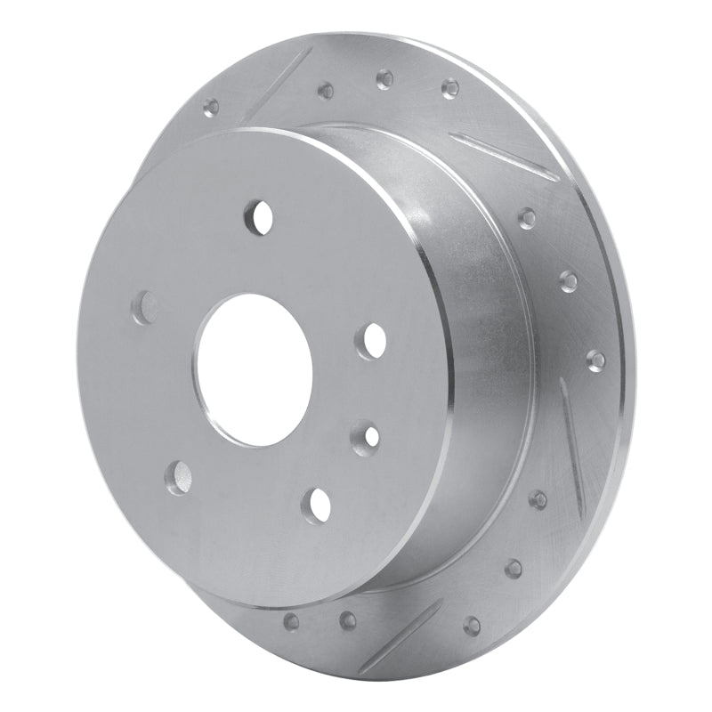 DFC 99-02 Daewoo Leganza Rear Left Drilled & Slotted Silver Brake Rotor