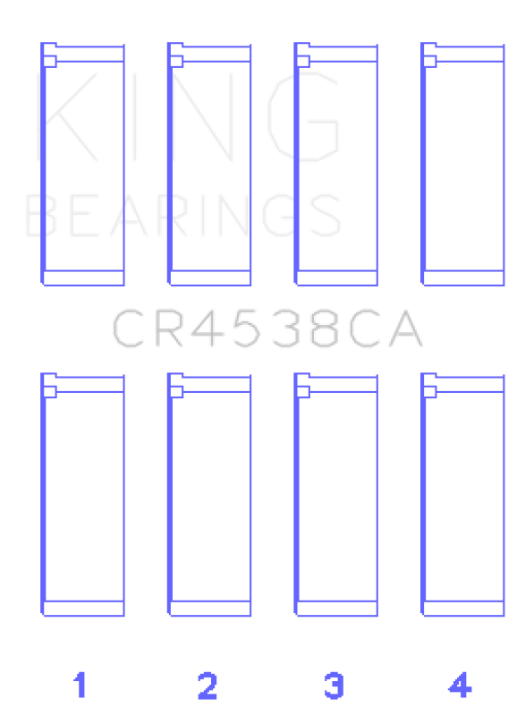 King Engine Bearings Mini Cooper S/Cooper S Conv/Works W11B16A Rod Bearing Set - Size +0.25mm