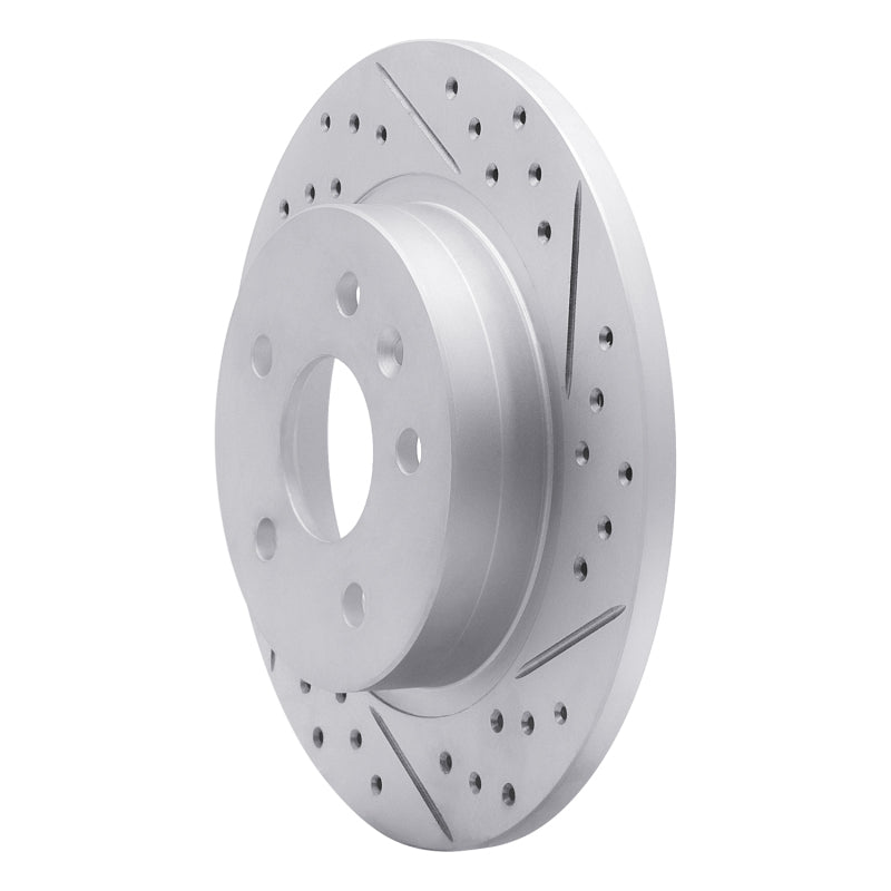 R1 11-22 Buick Encore Rear Right Drilled & Slotted Geo-Carbon Rotor