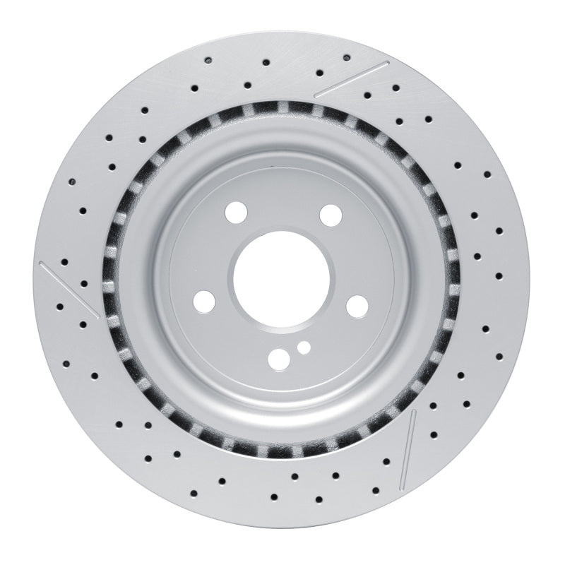 R1 12-20 Mercedes-Benz GLA45 AMG Rear Drilled and Slotted Brake Rotor