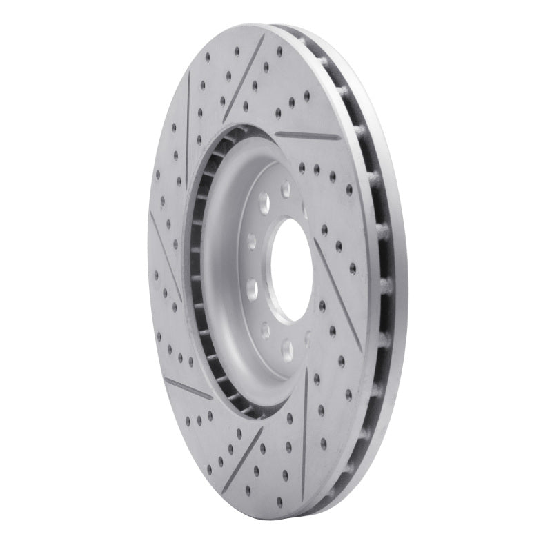 R1 14-26 Alfa Romeo Tonale Front Right Drilled & Slotted Geo-Carbon Rotor