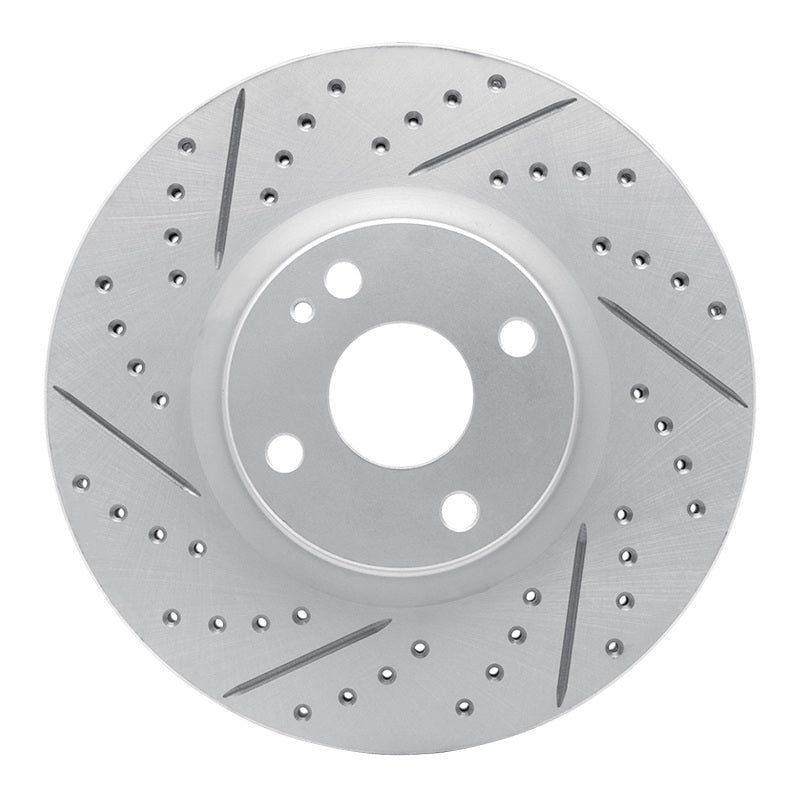 R1 16-25 Mazda MX-5 Miata Front Left Drilled & Slotted Geo-Carbon Rotor