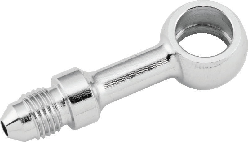 Twin Power Stainless Brake Fitting 7/16 Inch X AN3 Straight Banjo Adaptor