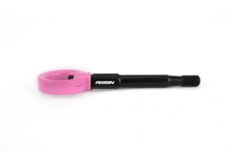 PERRIN 15-21 Subaru WRX/STI / 24-26 Crosstrek / 25-26 Forester Tow Hook Kit (Rear) - Hyper Pink