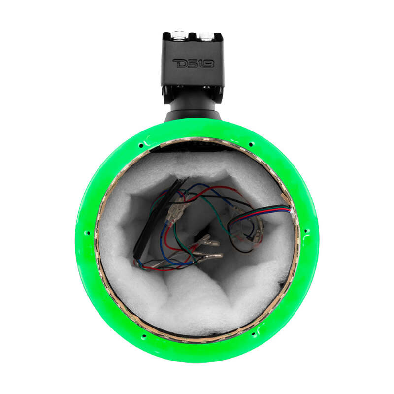 DS18 Marine And Psports Towers Speakers Not Included 8in RGB LED Lights Black