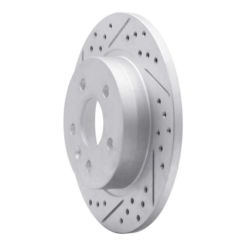 R1 11-22 Buick Encore Rear Left Drilled & Slotted Geo-Carbon Rotor