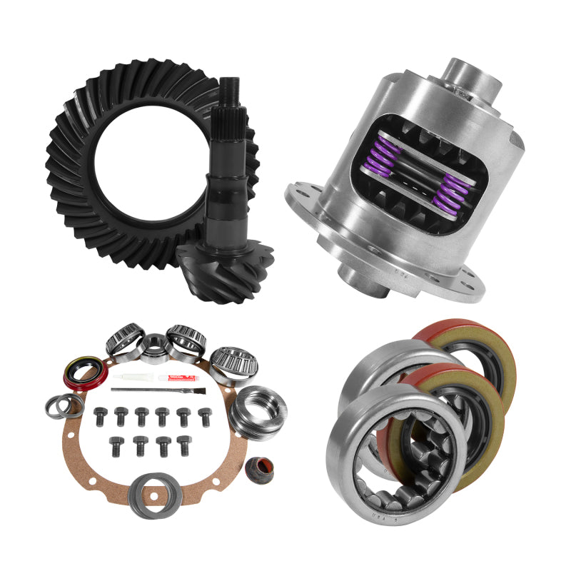 Yukon Gear 8.8in Ford 3.73 Rear Ring & Pinion Install Kit 2.25in OD Axle Bearings and Seals