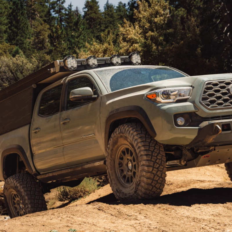 Rock Slide Engineering 05-23 Toyota Tacoma Rock Sliders Passenger Side Black Powdercoat Steel