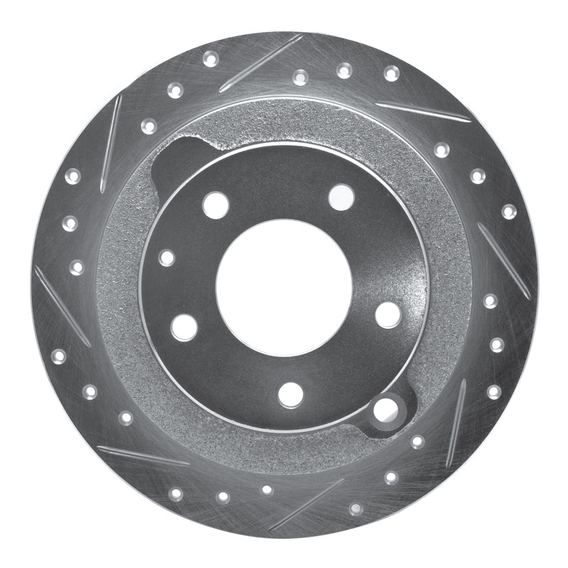 DFC 95-02 Mazda Millenia Rear Left Drilled & Slotted Silver Brake Rotor