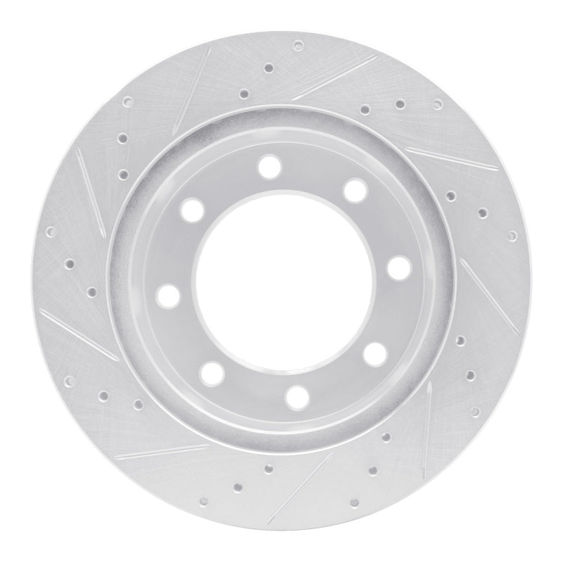 DFC 920099 Ford F-250 4WD (Super Duty) Front Right Drilled & Slotted Silver Brake Rotor