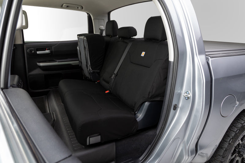 Covercraft 16-23 Toyota Tacoma Carhartt Super Dux PrecisionFit Custom Second Row Seat Covers - Black