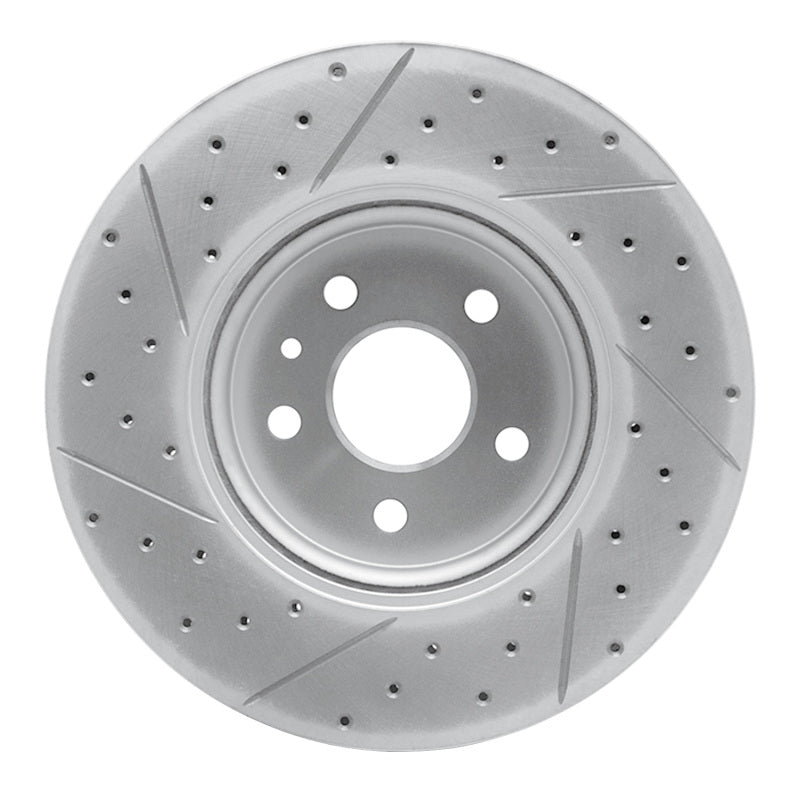 R1 13-22 Buick Encore Front Right Drilled & Slotted Geo-Carbon Rotor