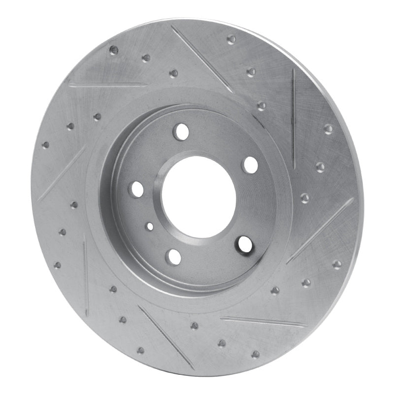 R1 05-05 Buick TERRAZA Rear Left Drilled & Slotted Silver Brake Rotor