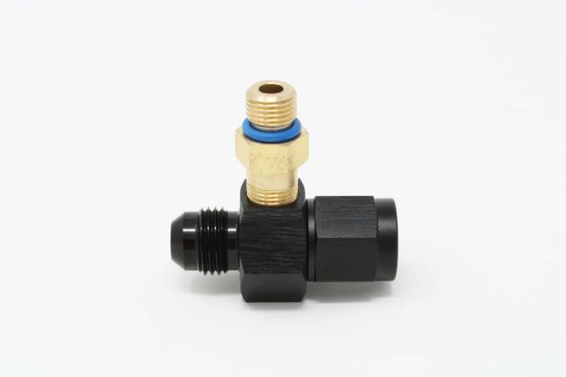 Aeromotive VaporWorx GM Fuel Pressure Sensor Adapter - M10 x 1.0mm Male to 1/8in NPT Port - Brass