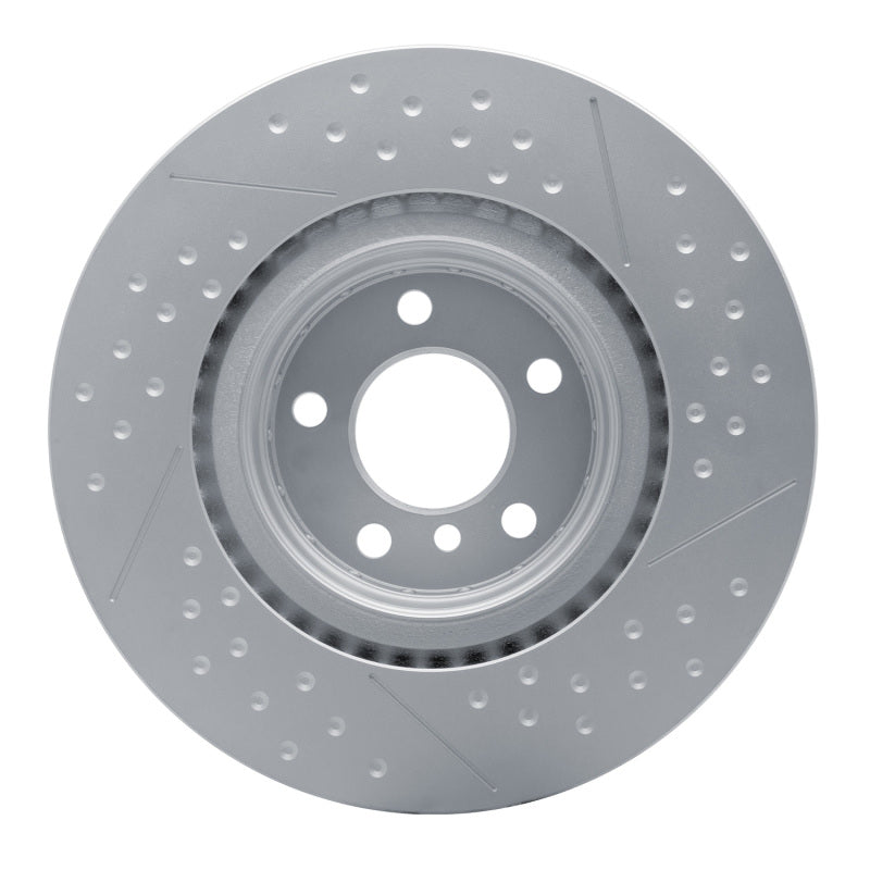 R1 12-20 BMW M235I xDrive Rear Carbon Alloy GeoMET Dimpled & Slotted Rotor