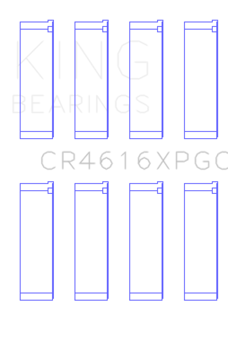 King Engine Bearings Subaru FA20 pMaxKote Performance Rod Bearing Set - Size STDX