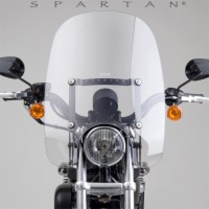 National Cycle 88-22 Harley-Davidson XL 39 mm. Spartan Windshield 19 in.-Clear