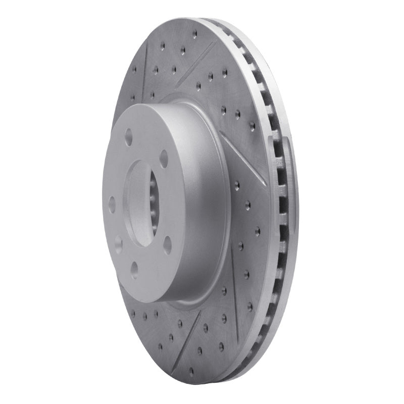 R1 13-25 Cadillac Ats Front Left Drilled & Slotted Geo-Carbon Rotor
