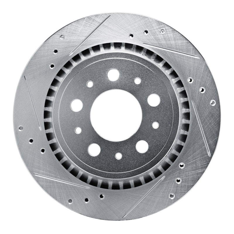 DFC 00-00 Volvo V70 Rear Left Drilled & Slotted Silver Brake Rotor
