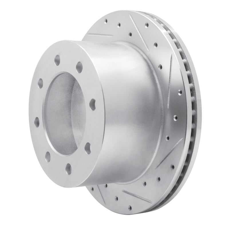 DFC 01-10 Chevrolet Silverado 3500 Rear Right Drilled & Slotted Silver Brake Rotor