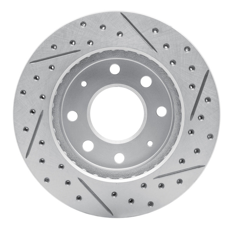 R1 88-07 Dodge Colt Front Left Drilled & Slotted Geo-Carbon Rotor