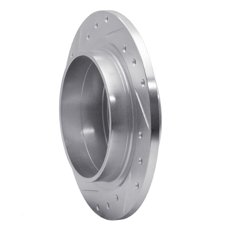 DFC 97-98 Volvo V90/S90 Rear Right Drilled & Slotted Silver Brake Rotor