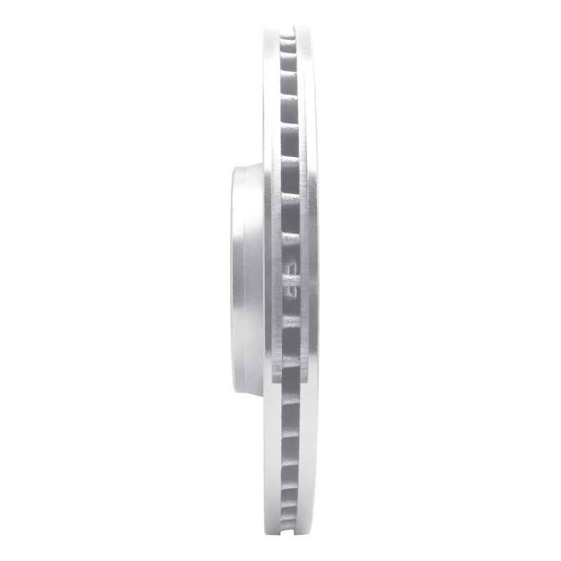 R1 07-09 Mercedes-Benz GL320 Front Right Drilled & Slotted Silver Brake Rotor
