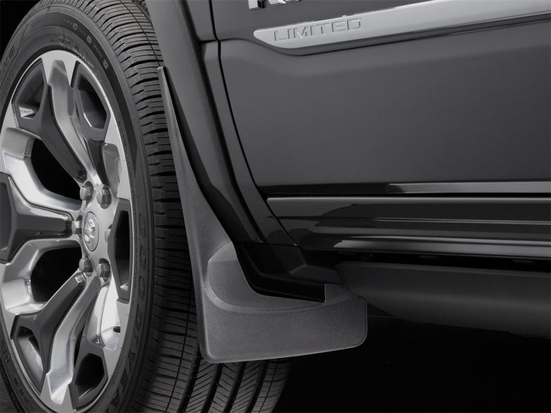 WeatherTech 2025 Dodge RAM 1500 No Drill Rear MudFlaps - Black