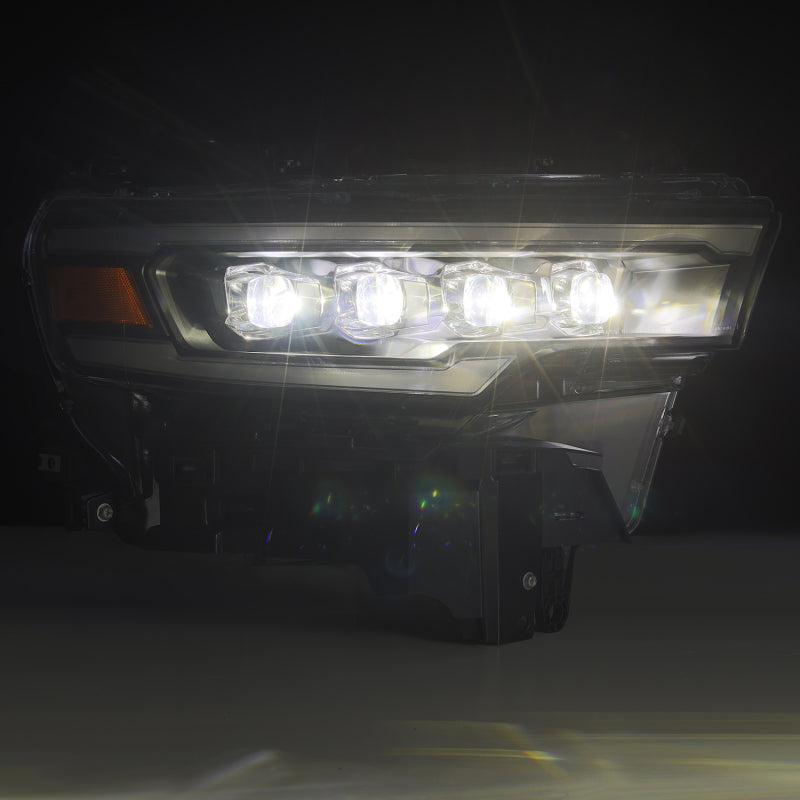 AlphaRex 25-26 Dodge Ram 1500 NOVA LED Proj Headlights- Black w/Activ Lit/ Seq Signal/Switchbk DRL