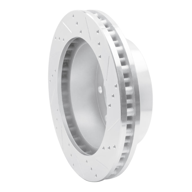 DFC 99-05 Ford F-250 4WD (Super Duty) Front Left Drilled & Slotted Silver Brake Rotor