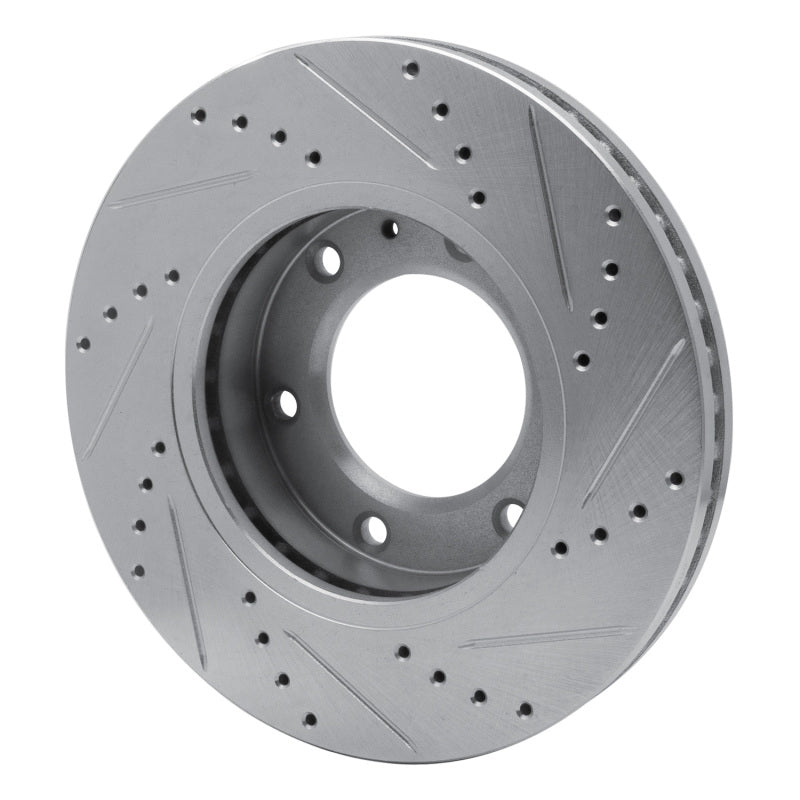 DFC 13-17 Ford Ranger (Mexico) Front Left Drilled & Slotted Silver Brake Rotor
