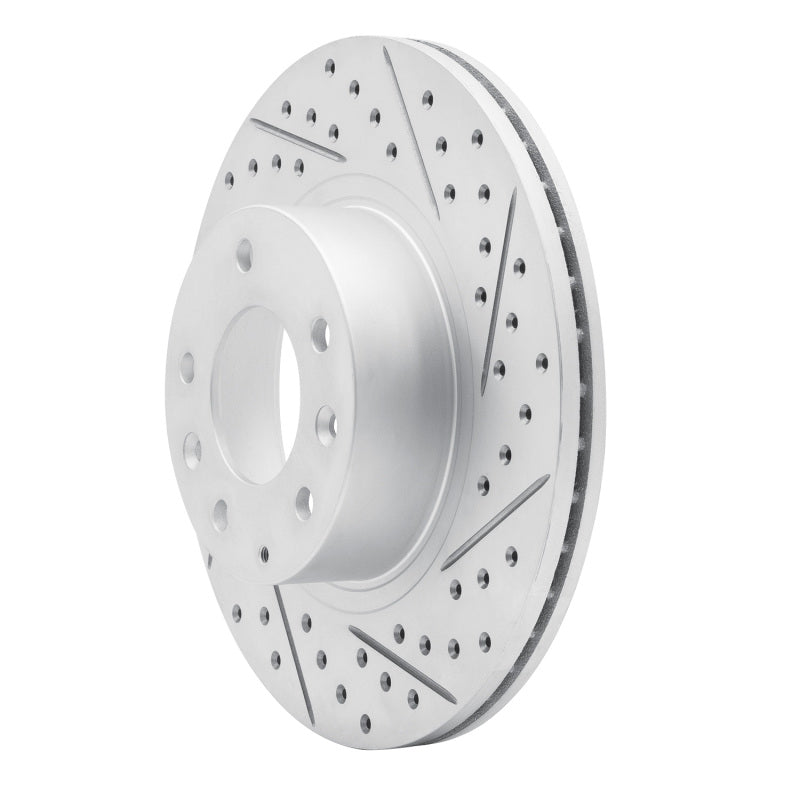 R1 93-95 Mazda RX-7 Front Right Drilled & Slotted Geo-Carbon Rotor