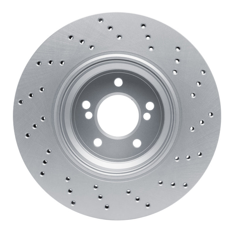 DFC 08-11 BMW 1 Series M Rear Left Drilled Hi-Carbon Alloy Geomet Coated Rotor