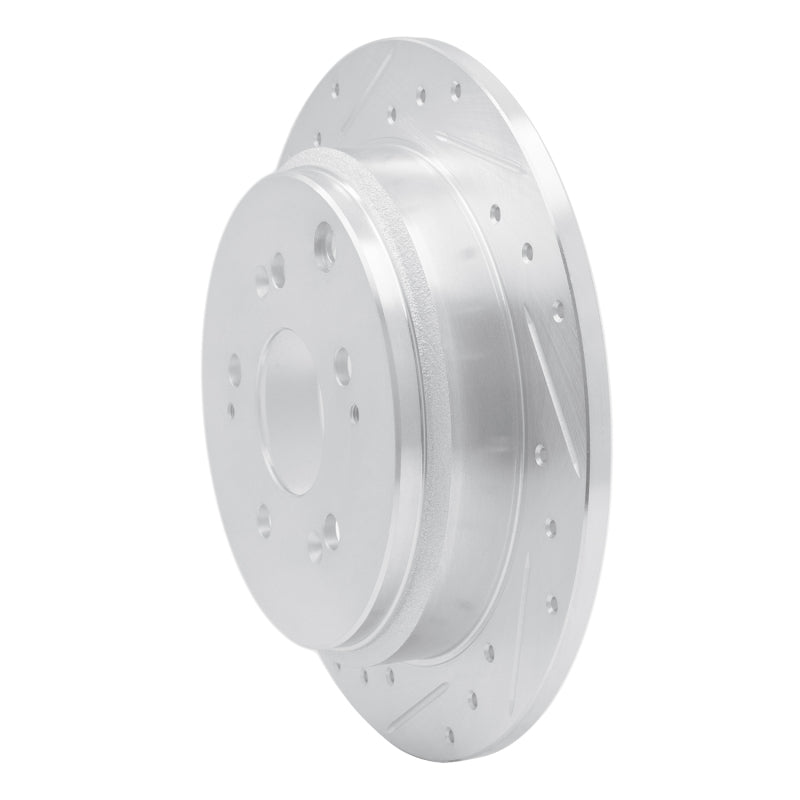 DFC 05-10 Honda Odyssey Rear Left Drilled & Slotted Silver Brake Rotor