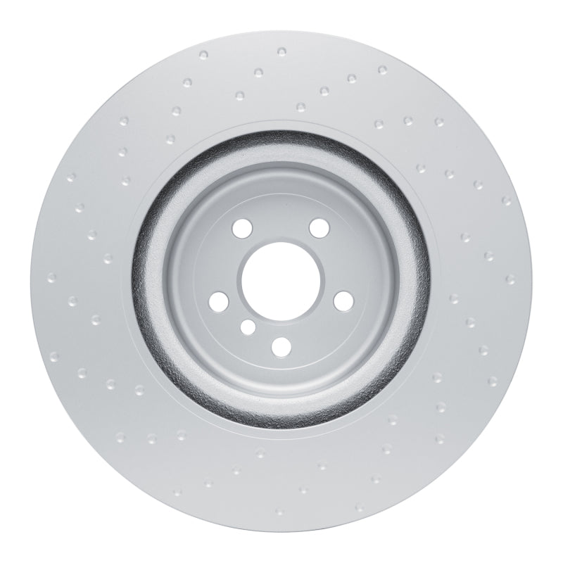 R1 19-22 BMW 840i xDrive Gran Coupe Right Rear Dimpled GeoSPEC Coated Rotor