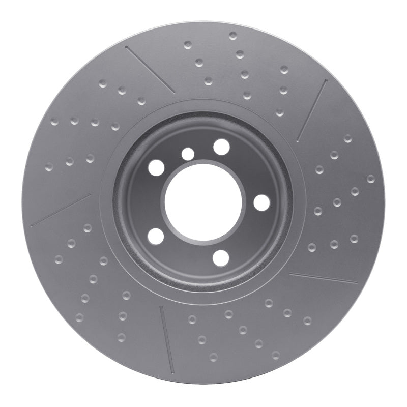 R1 12-21 BMW 118i (Mexico) Front Dimpled & Slotted GeoSPEC Coated Rotor
