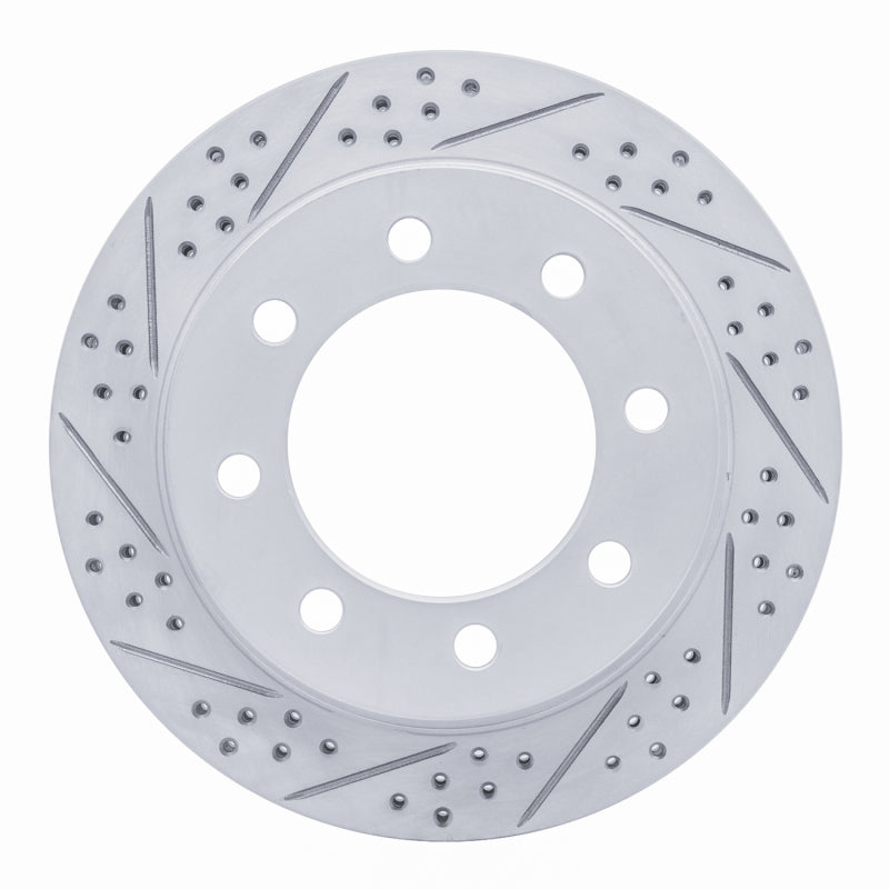 R1 03-08 Dodge Ram 4000 (Mexico) Rear Left Drilled & Slotted Geo-Carbon Rotor