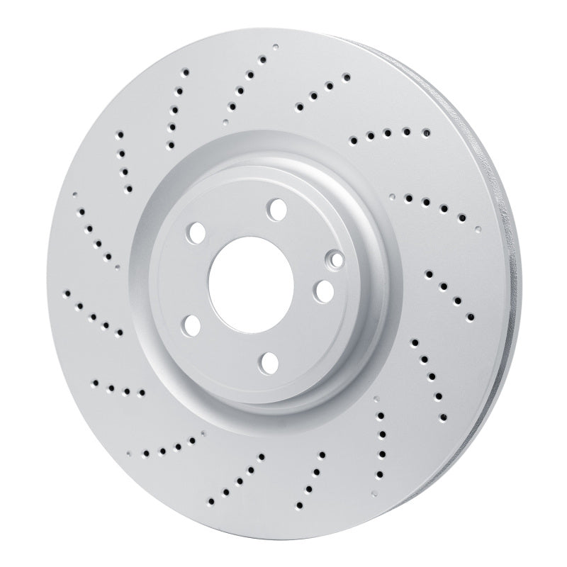 R1 12-18 Mercedes-Benz CLS550 Front Drilled GeoSPEC Coated Rotor