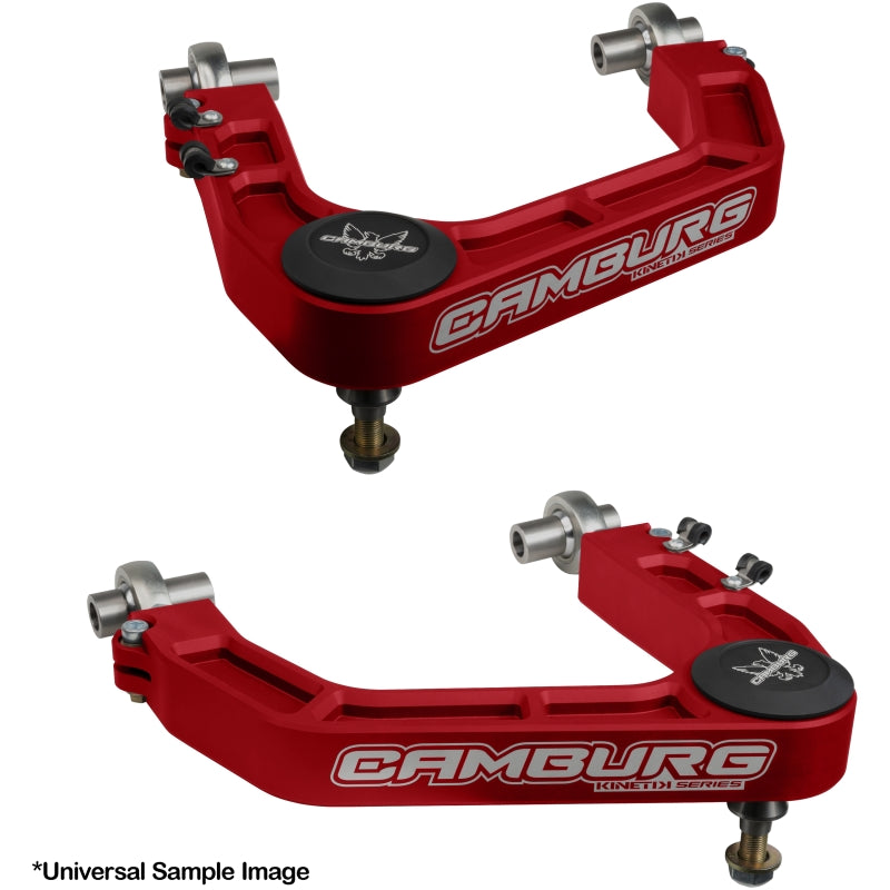 Camburg Toyota Tundra 2WD/4WD 22-23 KINETIK V2 Performance Billet Uniball Upper Arms (Red)