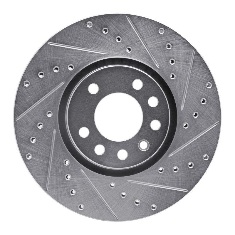 DFC 99-10 Chevrolet/Opel Astra (Mexico) Front Right Drilled & Slotted Silver Brake Rotor
